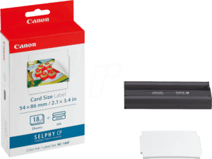 CANON 7741A001 - Farbtinte + 54 x 86 mm Sticker-Papier