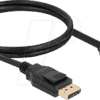 DELOCK 80001 - Kabel DisplayPort 1.2 Stecker ></noscript> DisplayPort Buchse 4K 60 Hz