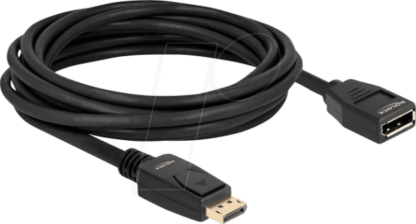 DELOCK 80004 - Kabel DisplayPort 1.2 Stecker > DisplayPort Buchse 4K 60 Hz