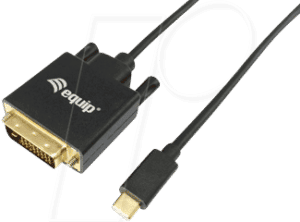 EQUIP 133468 - USB Type-C zu DVI-D Dual Link-Kabel