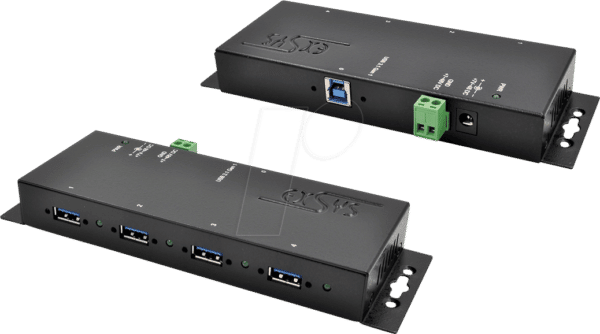 EXSYS 1183HMVS-2 - USB 3.0 4-Port Industrie-Hub