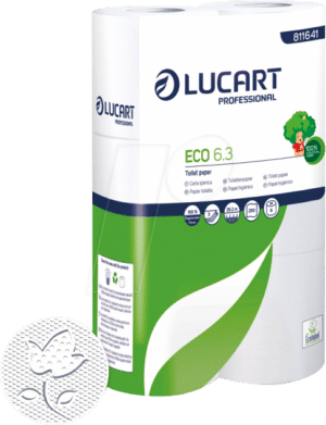 LUCA ECO 6.3 - Toilettenpapier 5x6 Rollen je 250 Blatt