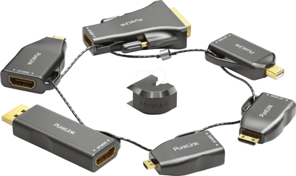 PURE IQ-AR210 - 4K HDMI Adapterring mit sechs Adaptern