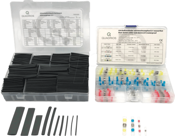 QUAD 2107C406 - Schrumpfschlauch Box + Lötverbinder