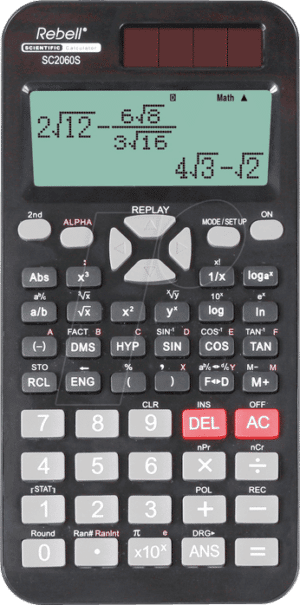 REBELL SC2060S - Taschenrechner Mittelschule