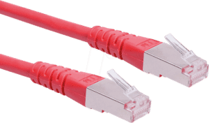 ROLINE 21151321 - Patchkabel Cat.6 S/FTP PIMF rot 0.5m