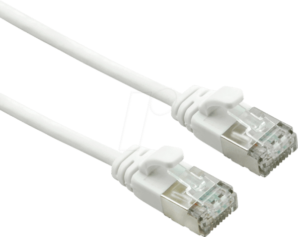 ROLINE 21151702 - Patchkabel Cat.6a U/FTP weiß 2m
