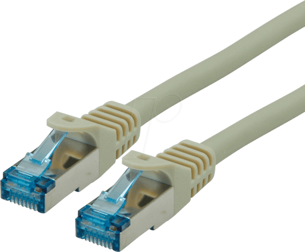 ROLINE 21152800 - Patchkabel Cat.6a S/FTP PiMF grau 0.5m