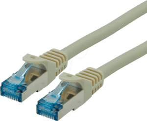 ROLINE 21152801 - Patchkabel Cat.6a S/FTP PiMF grau 1m