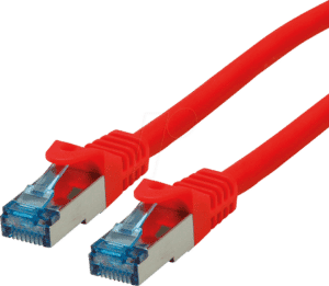 ROLINE 21152811 - Patchkabel Cat.6a S/FTP PiMF rot 1m