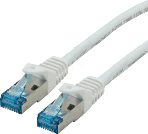 ROLINE 21152867 - Patchkabel Cat.6a S/FTP PiMF weiß 10m