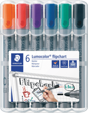 STAEDTLER 356WP6 - Flipchart Marker