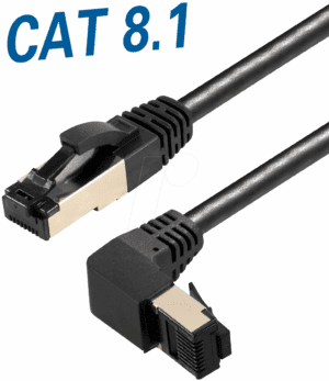 TME TI48-3L - Patchkabel Cat.8.1 S/FTP gewinkelt / gerade