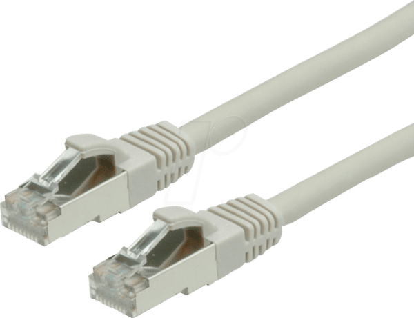 VALUE 21990702 - Patchkabel Cat.6 S/FTP PIMF grau 2m