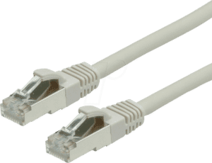 VALUE 21990711 - Patchkabel Cat.6 S/FTP PIMF grau 1.5m