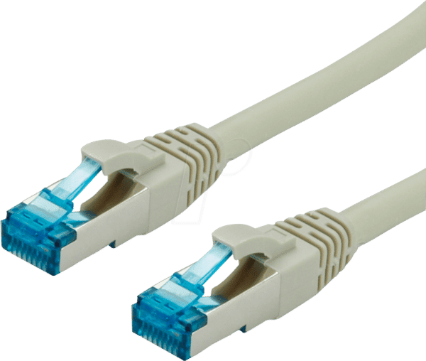 VALUE 21990862 - Patchkabel Cat.6a S/FTP PIMF grau 2m