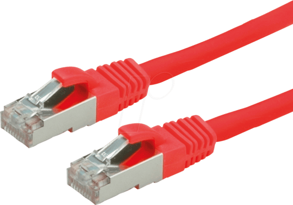 VALUE 21991261 - Patchkabel Cat.6 S/FTP PIMF rot 5m