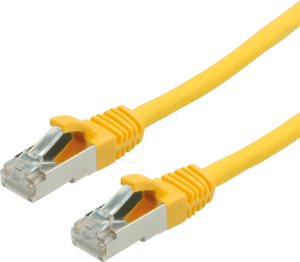 VALUE 21991282 - Patchkabel Cat.6 S/FTP PIMF gelb 10m