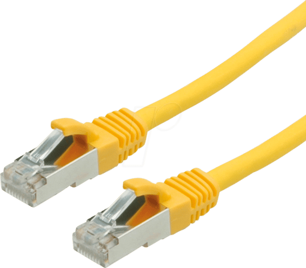 VALUE 21991262 - Patchkabel Cat.6 S/FTP PIMF gelb 5m