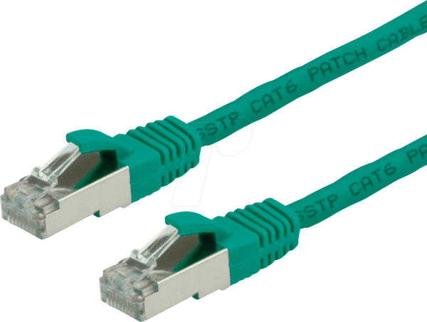 VALUE 21990714 - Patchkabel Cat.6 S/FTP PIMF grün 1.5m