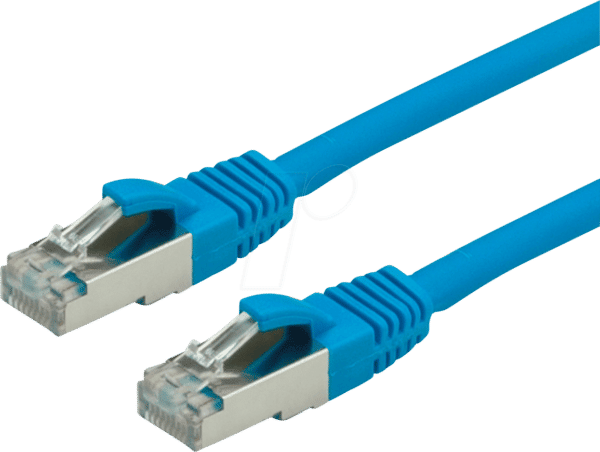 VALUE 21991274 - Patchkabel Cat.6 S/FTP PIMF blau 7m