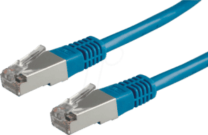 VALUE 21991334 - Patchkabel Cat.6 S/FTP PIMF blau 1m