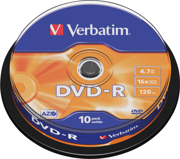 VERBATIM 43523 - Verbatim DVD-R 4