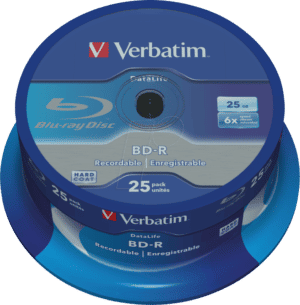 VERBATIM 43837 - BD-R SL Datalife