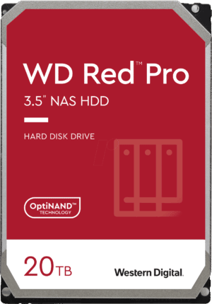 WD201KFGX - 20TB Festplatte WD RED PRO - NAS