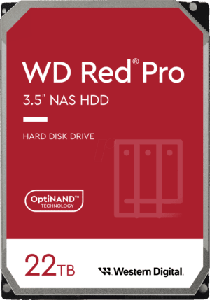 WD221KFGX - 22TB Festplatte WD RED PRO - NAS
