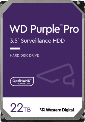 WD221PURP - 22TB Festplatte WD Purple Pro - Video
