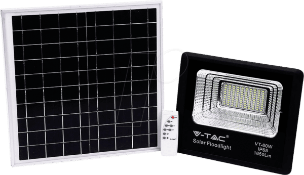VT-8575 - LED-Flutlicht mit Solarpanel