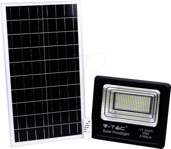 VT-94026 - LED-Flutlicht mit Solarpanel