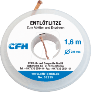 CFH 52235 - Entlötlitze EL 235