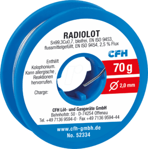 CFH 52334 - Radiolot RL 334 bleifrei 70 g