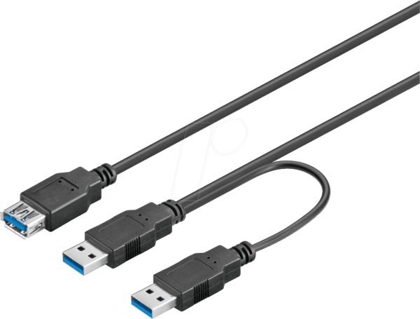 GOOBAY 95749 - USB 3.0 Dual Power SuperSpeed Kabel