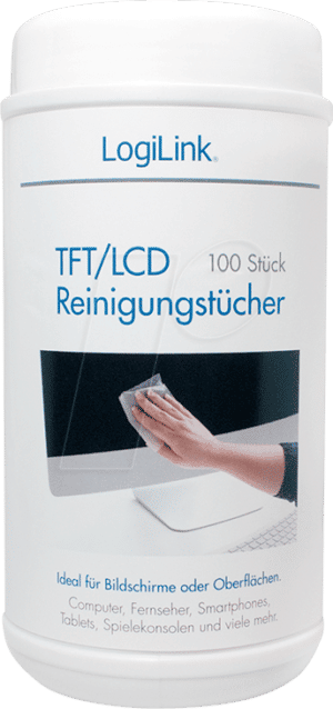 LOGILINK RP0003 - Reinigungstücher für TFT-