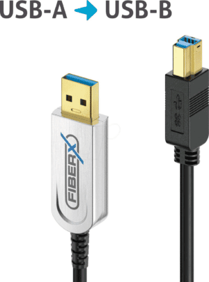 PURE FX-I645-007 - USB 3.1 Glasfaser Kabel