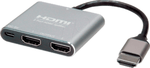 VALUE 14993585 - 2-Port 4K HDMI Splitter