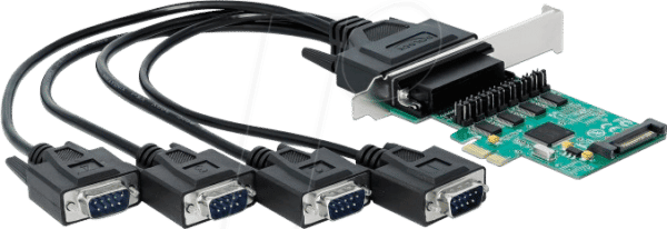 DELOCK 89938 - 4 Port RS232