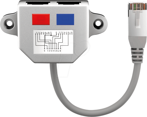 GOOBAY 68908 - RJ45 Port Doppler 2x Buchse