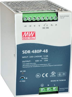 MW SDR480P-24 - Schaltnetzteil