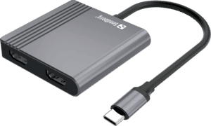 SANDBERG 136-44 - Adapter USB-C > 2x HDMI + USB 3.0 + PD