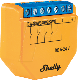 SHELLY PLUS I4DC - Shelly Plus i4 DC