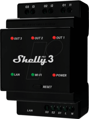 SHELLY PRO 3 - Shelly Pro 3