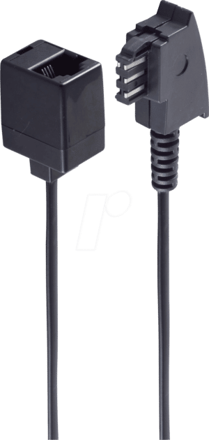 SHVP BS71035 - TAE F-Stecker > Western-Buchse 8/4