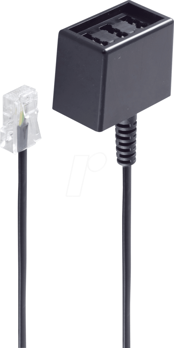 SHVP BS71280-8 - Western-Stecker 8/4 > TAE NFN-Buchse