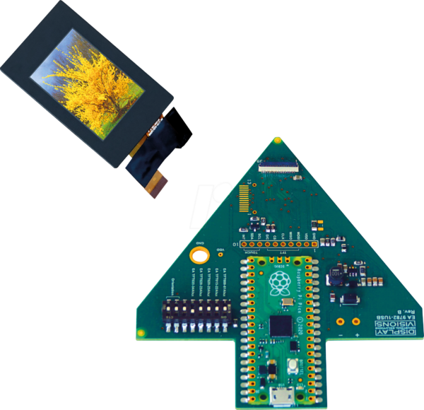 9782-1TFT020TC - USB-Demoboard mit 2'' IPS-Display