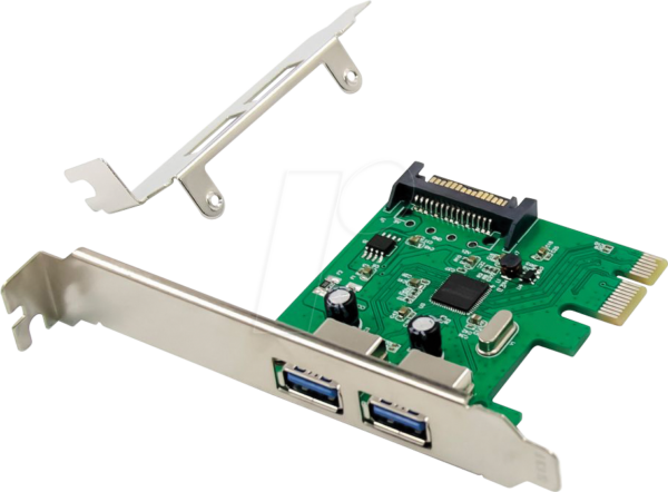 CON EMRICK06G - PCIe x1 > 2x extern USB 3.1 A