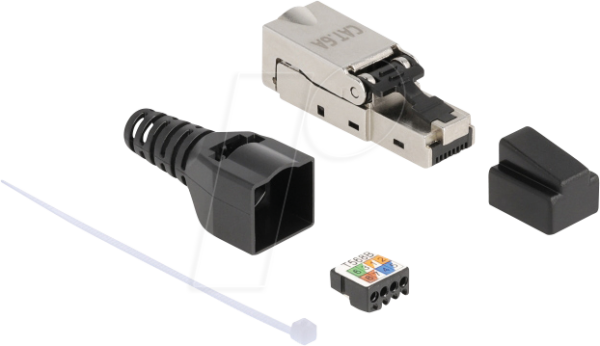 DELOCK 87061 - Keystone RJ45 Buchse > LSA Cat.6a